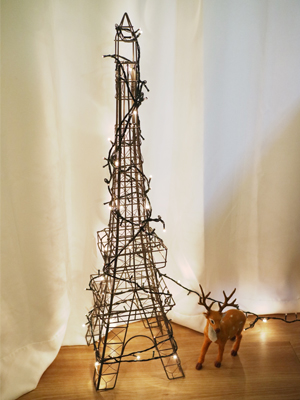 와이어 에펠탑트리 (크리스마스트리)